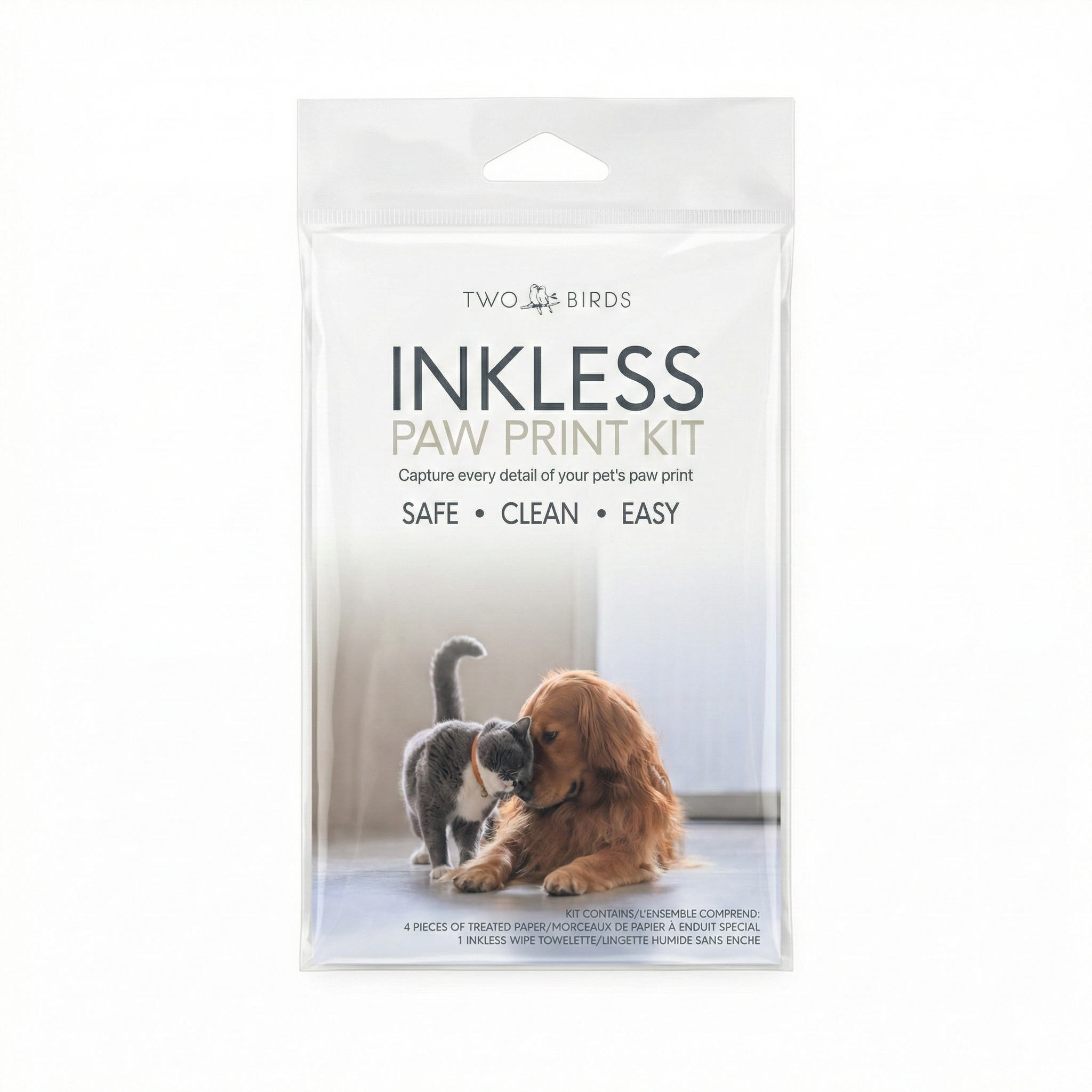 Kit d'empreintes de pattes sans encre
