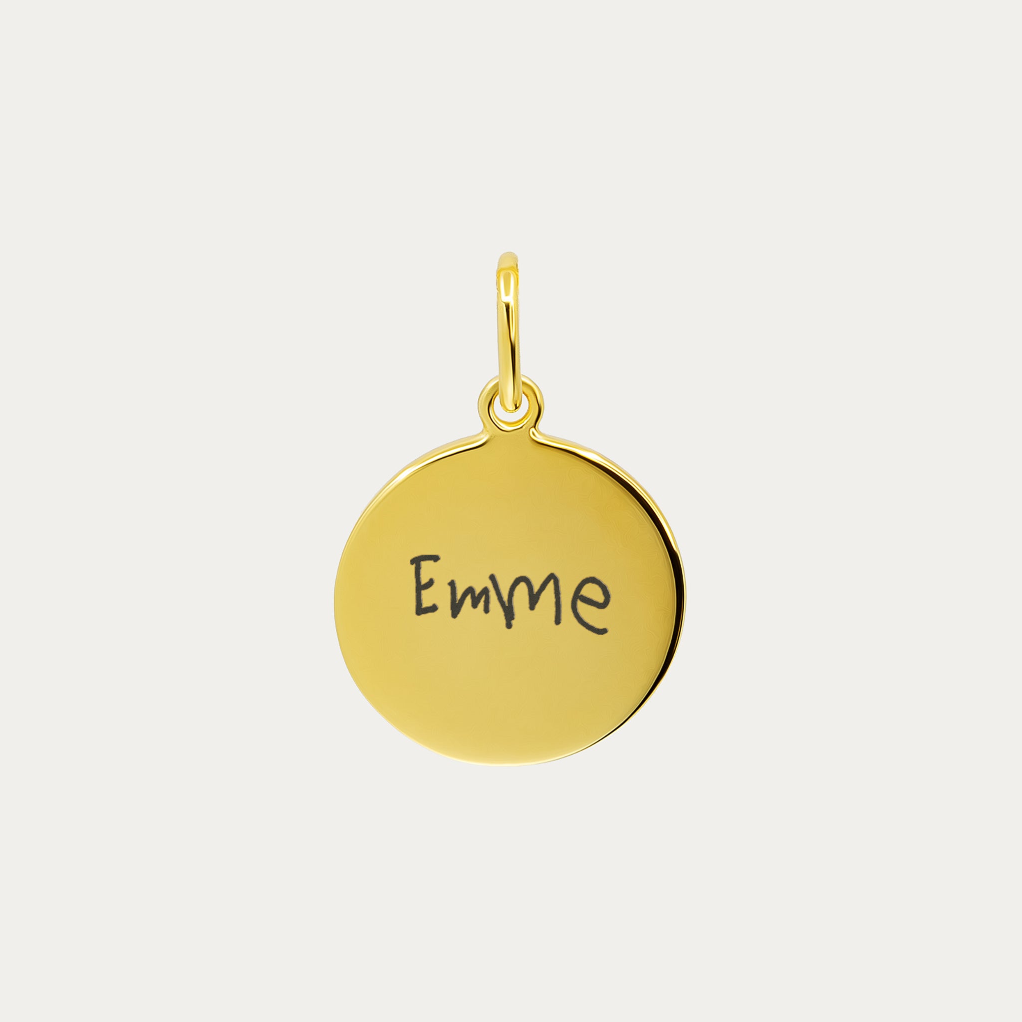 Gold Handwriting Pendant