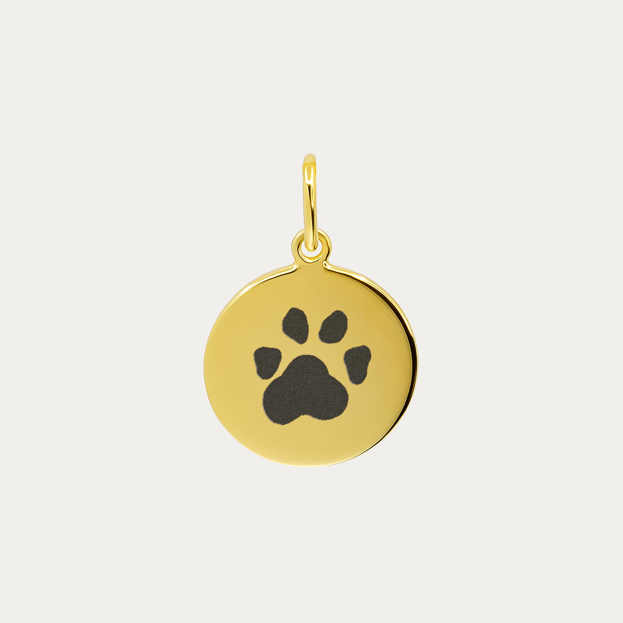 Gold Pet Print Pendant