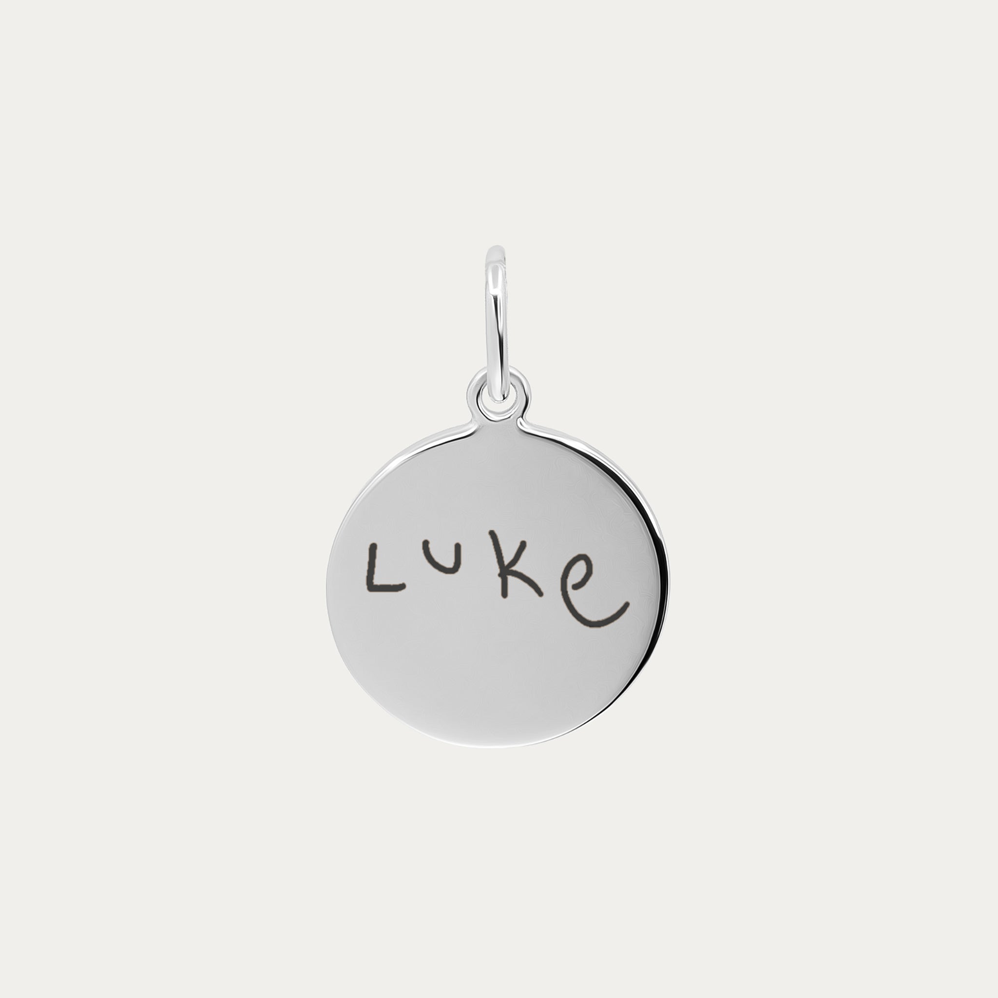 Silver Handwriting Pendant