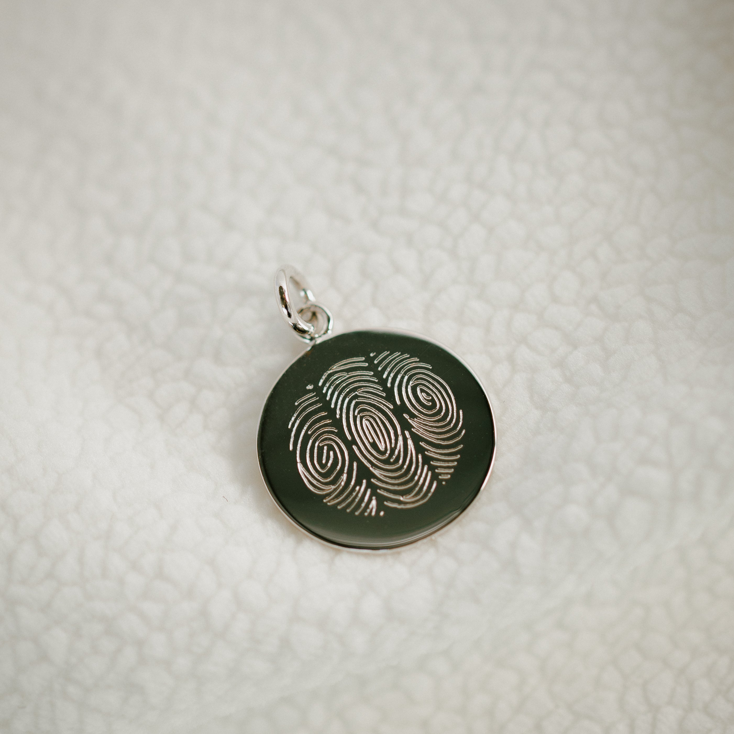 Triple Fingerprint Pendant