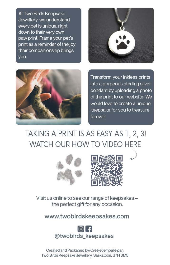 Inkless Paw Print Kit