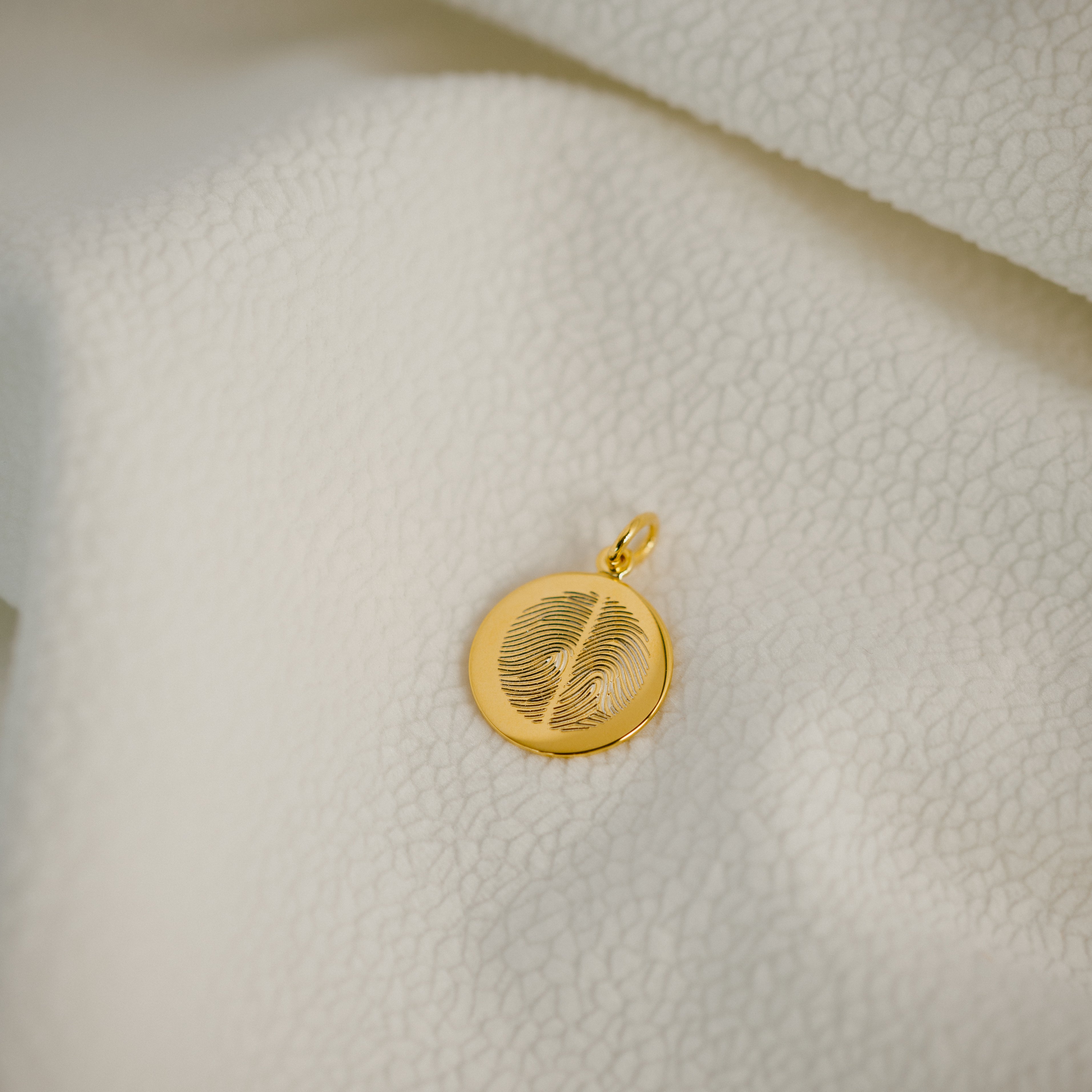 Double Fingerprint Pendant